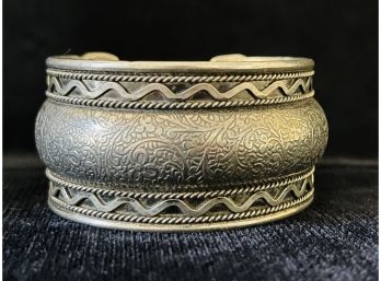 Sterling Silver Cuff Bracelet- Unmarked
