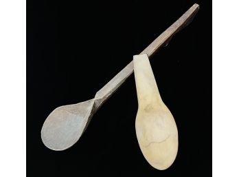Two Primitive Spoons
