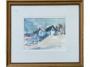 Phyllis Woods Signed Watercolor