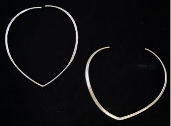 2 Sterling Silver Chokers