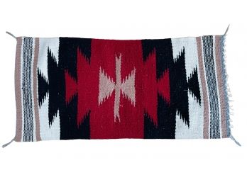 Small Red And Black Navajo Vintage Weaving