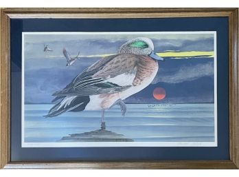 Charles Calais Pencil Signed Duck Litho 594/1000