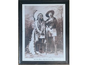 Sitting Bull And Buffalo Bill Poster