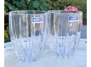 (2) Marquis Crystal Waterford Rock Glasses