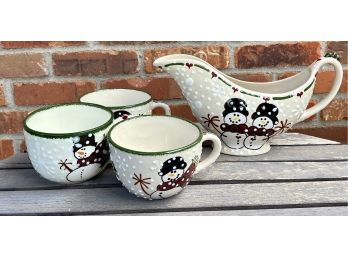 Expressly Yours Lot Including Gravy Boat And Mugs!