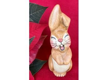 Vaillancourt Folk Art Chalkware Bunny #290 1997