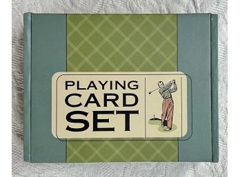 Golf Themed Playing Card Set