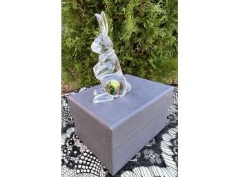 Waterford Crystal Velveteen Rabbit , 3.5' Tall, With Box And Pamphlets