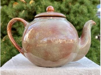 Signed Ceramic Teapot