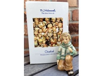 First Issue M.I Hummel Kneeling Nativity Shepherd, #204 214/g/0, Great Condition, With Box!