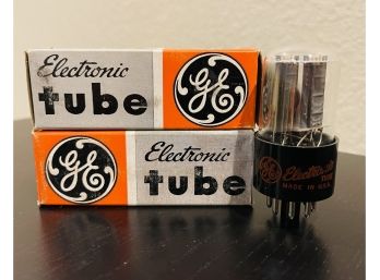 2 General Electric Electronic Tubes- 12SN7GTA