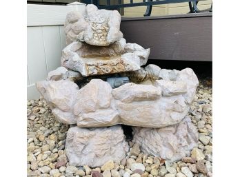 3 Pc. Rock Fountain With Pump