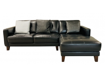 Black Sofa With Chaise