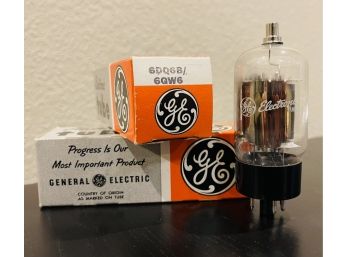Lot Of 2 General Electric- Electric Tubes 6DQ6B/6GW6