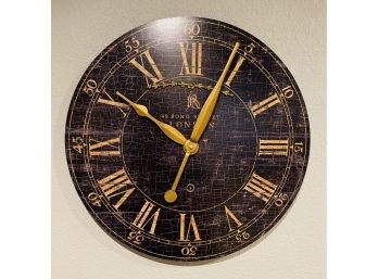 Time Works Battery Operated Wall Clock By Uttermost
