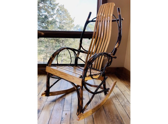 Handmade Natural Wood Rocking Chair