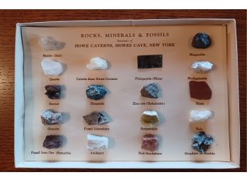 Rocks, Minerals & Fossils Souvenir Of Howe Caverns, Howe Cave, New York