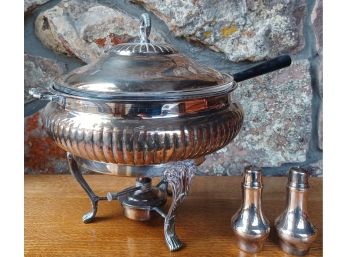 Silver-plated Chafing Dish With Warmer