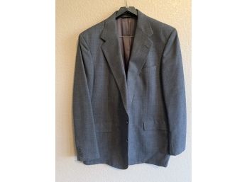 J. Alden Mens Grey/blue Suit Suit Jacket