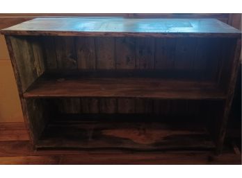 2 Shelf Wood Bookcase