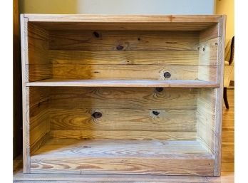 Two Shelf Wooden Bookcase