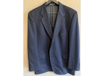 Mens Navy Blue Suit Jacket By Joseph Abboud Size 46 Long