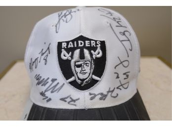 Raider's Autographed Super Bowl Hat 1999