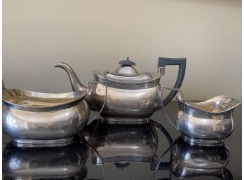 3-Piece Sterling Silver English Tea Set