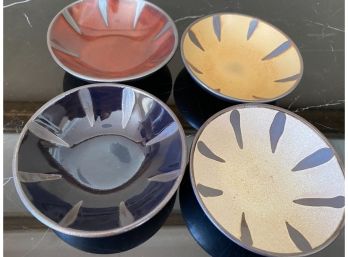 Ceramic Set Of 4 Japanese Sauce Dishes
