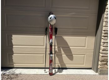K2 Comanche 3 Com Adult All Mountain Skis With Helmet And Poles!