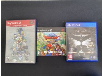 PS2 & PS4 Game Lot