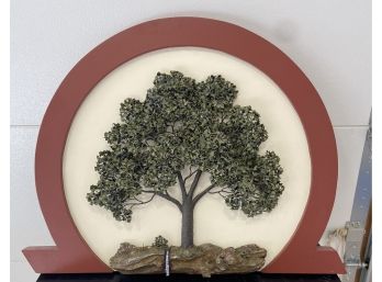 3-D Wood And Metal Large Hanging Tree Art (heavy)