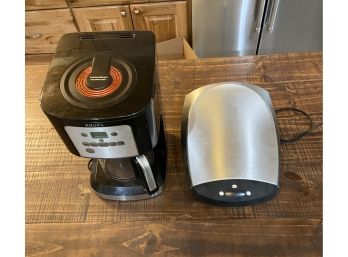 Krups Coffee Maker And Small Grill