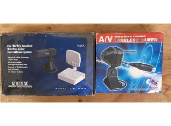 Lot Of 2 Wireless Surveillance Cameras In Original Boxes