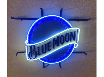 Blue Moon Neon Sign In Great Condition