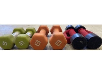 Lot Of Small Dumbbells