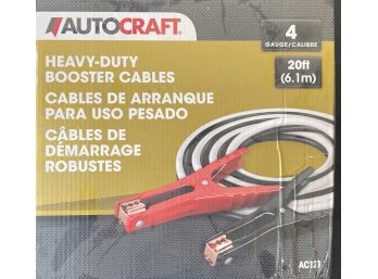 AutoCraft Heavy Duty Booster Cables In Original Box