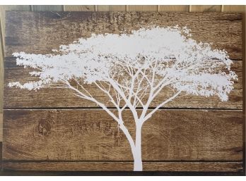 Large Tree On Canvas Art