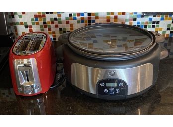 Black&Decker Toaster With GE Crock-pot