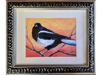 Framed Gliclee Of Crow