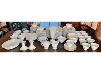 Over 100 Pieces Of Lenox China!! Cretan By Lenox, Citation Gold, And Lenox Rutledge In Great Condition!