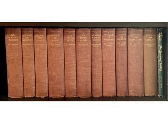 Set Of Books By William Durant, The Story Of Civilization