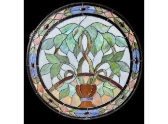 Round Stained Glass Pane