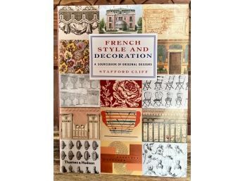 'French Style And Decoration' Hard Cover Book