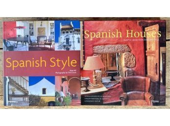 (2) Spanish Interior Design Books, Hardcover