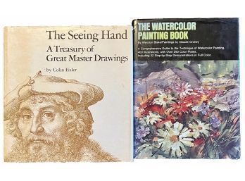 (2) Hardcover Artist's Guides: 'The Seeing Hand' And 'The Watercolor Painting Book'