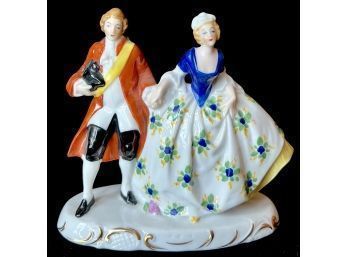 German Porcelain Figurine Of Man And Woman