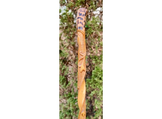 Antique Twisted Walking Stick  34'