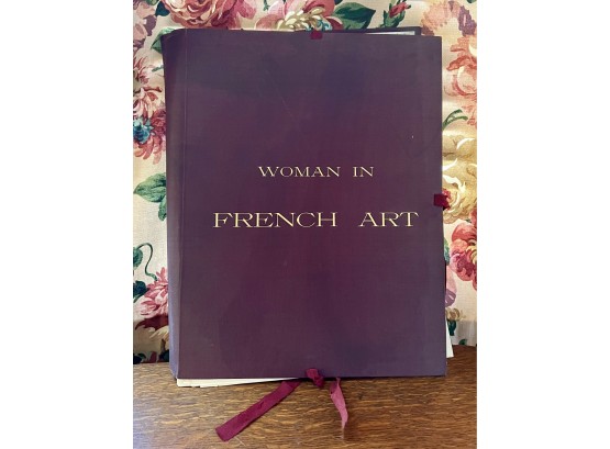 'Woman In French Art' (Torn Pages) Wonderful Art Prints