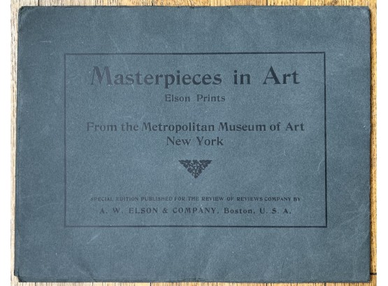 5 Antique Reproduction Elson Prints Metropolitan Museum Of Art NY